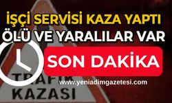 İşçi servisiyle otomobil çarpıştı: Ölü ve yaralılar var