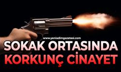 Sokak ortasında korkunç cinayet
