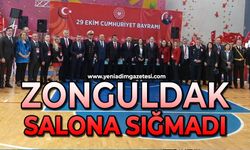Zonguldak salona sığmadı