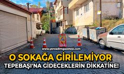 O Sokağa girilemiyor: Tepebaşı'na gideceklerin dikkatine!