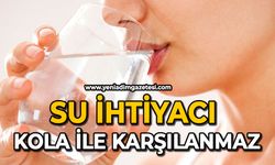 Su ihtiyacı kola ile karşılanmaz