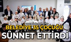 Belediye 35 çocuğu sünnet ettirdi