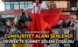 Cumhuriyet alanı şenlendi: Devrek’te sünnet şöleni coşkusu