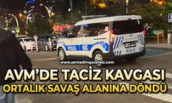 AVM'de taciz kavgası: Ortalık savaş alanına döndü