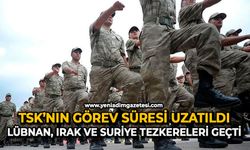 TSK’nın görev süresi uzatıldı: Lübnan, Irak ve Suriye tezkereleri geçti