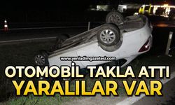 Otomobil takla attı: Yaralılar var