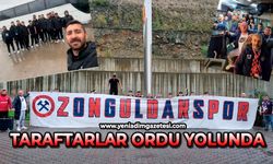 Taraftarlar Ordu yolunda