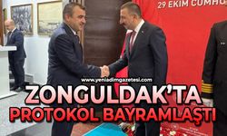 Zonguldak'ta protokol bayramlaştı