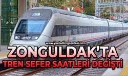Zonguldak'ta tren sefer saatleri değişti