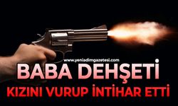 Kızını vuran baba aynı silahla intihar etti