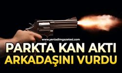 Parkta kan aktı: Arkadaşını vurdu
