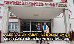 Evler Valilik kararı ile boşaltılmıştı: Mesut Özil tesislerine yerleştirildiler