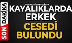 Kayalıklarda ölü bulundu