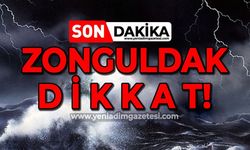 Zonguldak için kritik uyarı yapıldı