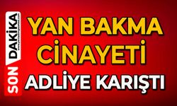 Yan bakma cinayeti, adliye karıştı
