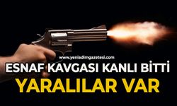 Esnaf kavgası kanlı bitti: Yaralılar var