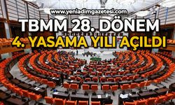 TBMM 28. Dönem 4. Yasama yılı açıldı