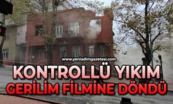 Kontrollü yıkım gerilim filmine döndü