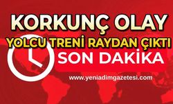 Korkunç olay: Tren raydan çıktı