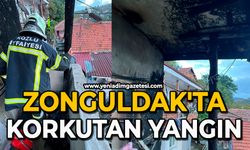 Zonguldak'ta korkutan yangın