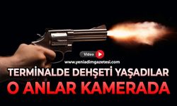 Otogarda yaşanan dehşet kamerada
