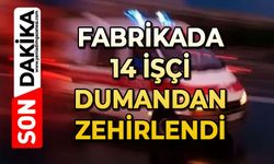 Fabrikada çalışan 14 işçi dumandan zehirlendi