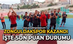 Zonguldakspor kazandı: İşte son puan durumu