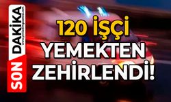 120 işçi yemekten zehirlendi!