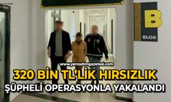 320 bin TL’lik hırsızlık: Şüpheli operasyonla yakalandı