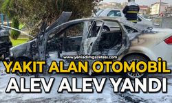 Yakıt aldıktan sonra otomobil alev aldı: 2 araç kullanılamaz hale geldi