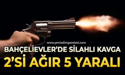 Bahçelievler'de silahlı kavga: 2'si ağır 5 yaralı