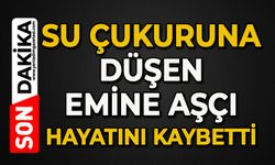 Su çukuruna düşen Emine Aşçı hayatını kaybetti