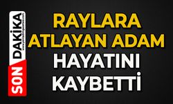 Korkunç olay: Tren raylarına atladı
