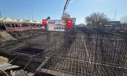 Selçuklu mimarisinde yapılacak caminin temeli atıldı