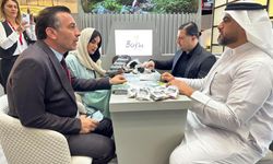 Katar'daki turizm fuarında Türkiye'yi temsil ettiler