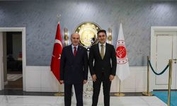 Başkan Özlü, Başsavcı Emre ile bir araya geldi