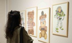 "Çocukluk Düşleri" kişisel sergisi sanatseverlerle buluştu