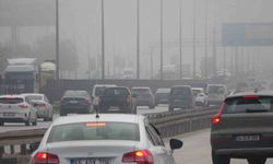 Etkili olan sis sürücülere zor anlar yaşattı