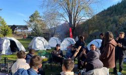 Gönüllü gençler Samandere’de bir araya geldi