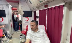 "Hayat kurtarmak senin kanında var" dediler kan bağışı yaptılar