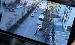 Uygulama noktasından kaçan motosikletli, drondan kaçamadı