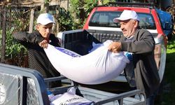 Yangın mağduru çiftçilere tarımsal destek