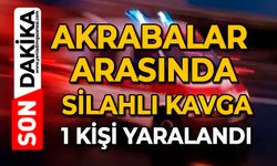 Akrabalar arasında silahlı kavga: 1 kişi yaralandı