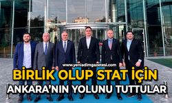 Birlik olup stat için Ankara’nın yolunu tuttular