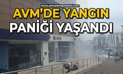 AVM'de yangın paniği