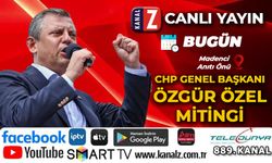 Özgür Özel mitingi Bugün KANAL Z ekranlarında