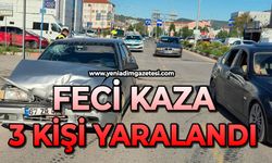 Feci kaza: 3 kişi yaralandı