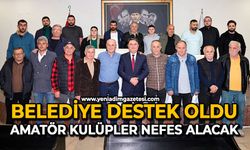 Belediye destek oldu: Amatör Kulüpler nefes alacak