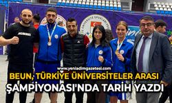 BEUN, Türkiye Üniversiteler Arası Şampiyonası’nda tarih yazdı