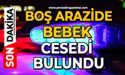 Boş arazide bebek cesedi bulundu